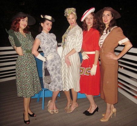 Casablanca-themed 1940s Vintage Clothing Fashion Show