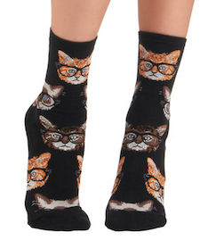 Cat Print Socks