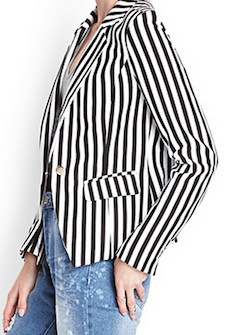 Striped Blazer