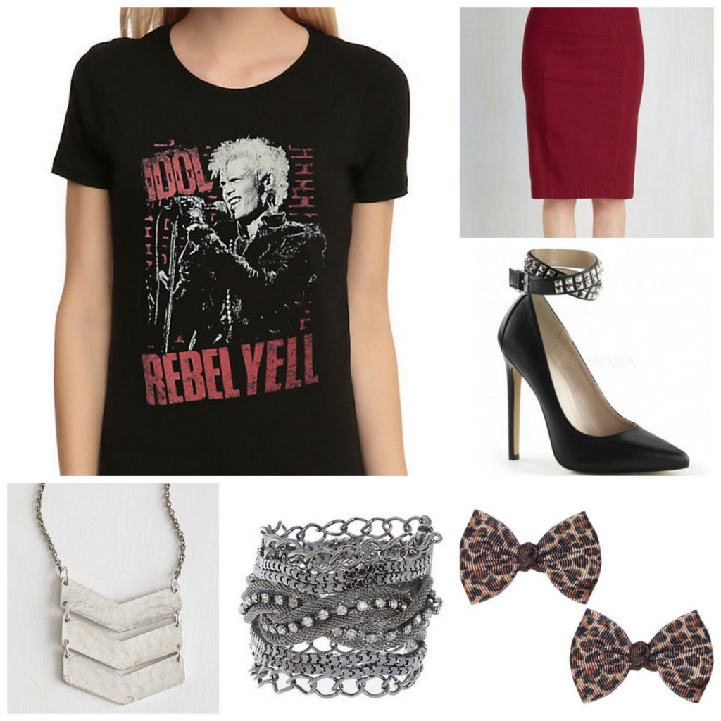 Rocker style look 