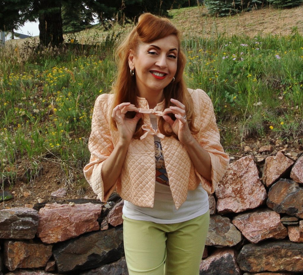 How to Wear a Vintage Bed Jacket at Outwear